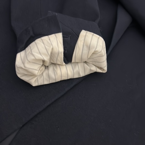 J Crew Stretch Cotton Parke Navy Blue Blazer Size 6 - Picture 7 of 9